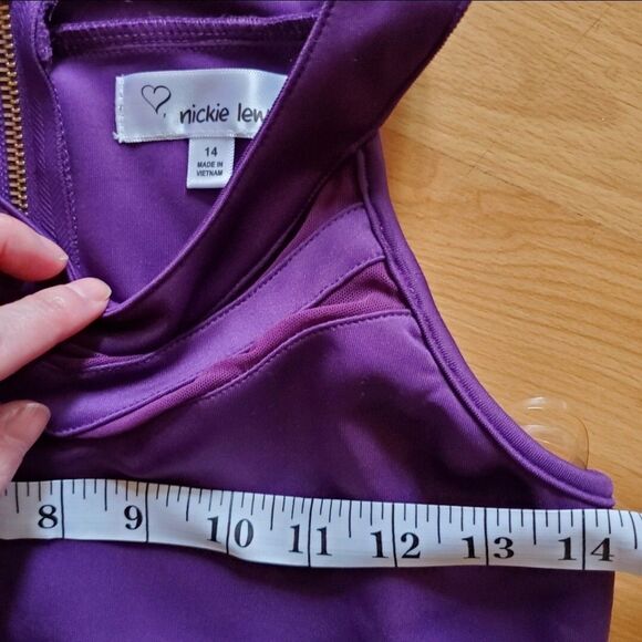 2 Girls Child Dresses, Miss B & Nicki Lew, 10 & 14 - Picture 6 of 7